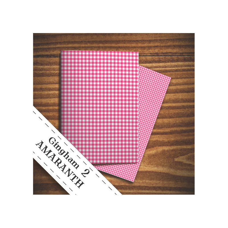 Papier do scrapbookingu - amarantowa krata Papier do scrapbookingu - amarantowa krata