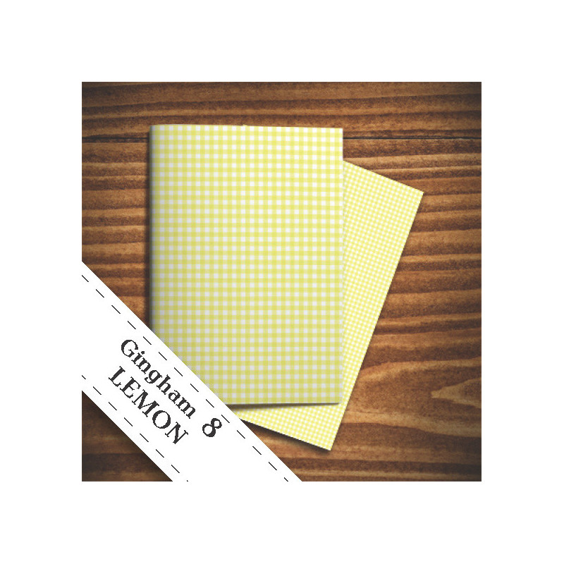Papier do scrapbookingu - cytrynowa krata Papier do scrapbookingu - cytrynowa krata