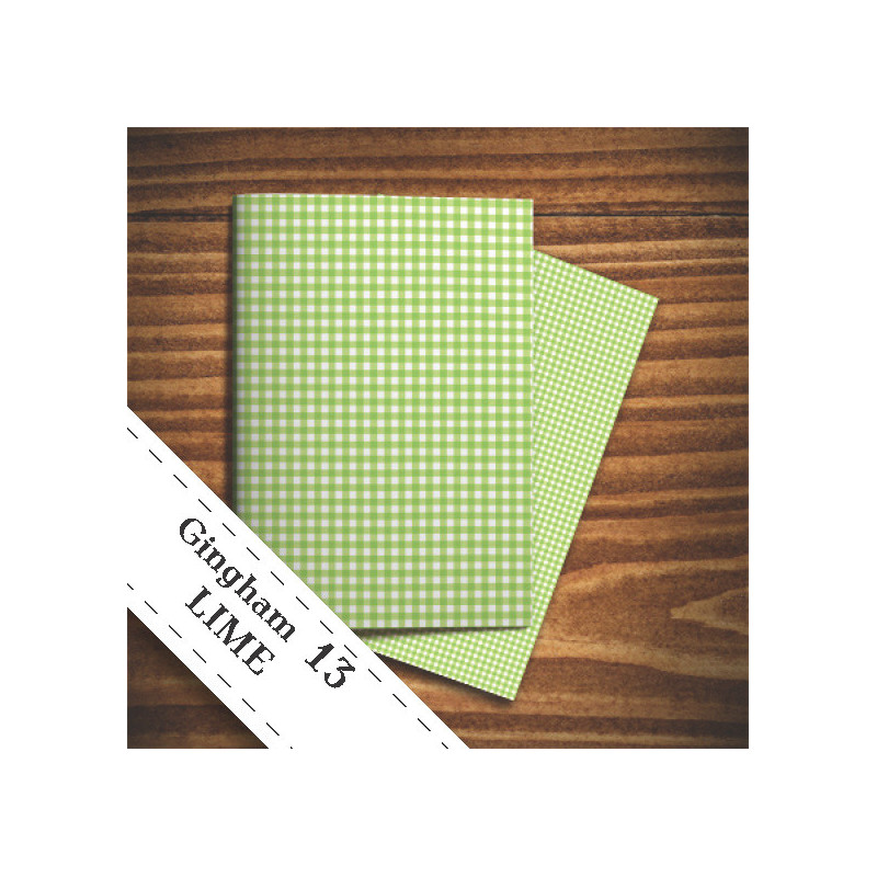 Papier do scrapbookingu - limonkowa krata Papier do scrapbookingu - limonkowa krata
