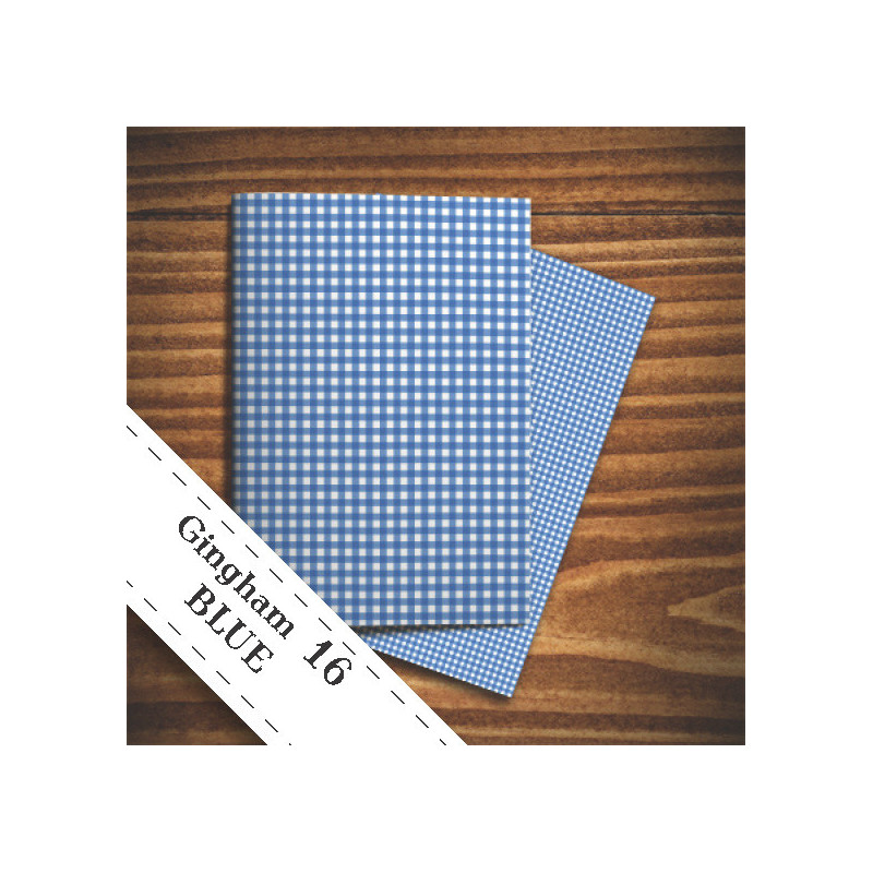 Papier do scrapbookingu - niebieska krata Papier do scrapbookingu - niebieska krata
