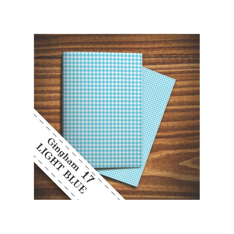 Papier do scrapbookingu - jasno niebieska krata Papier do scrapbookingu - jasno niebieska krata