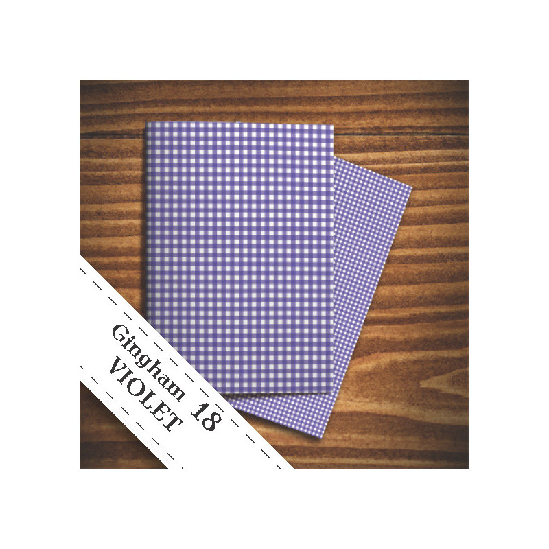 Papier do scrapbookingu - fioletowa krata Papier do scrapbookingu - fioletowa krata