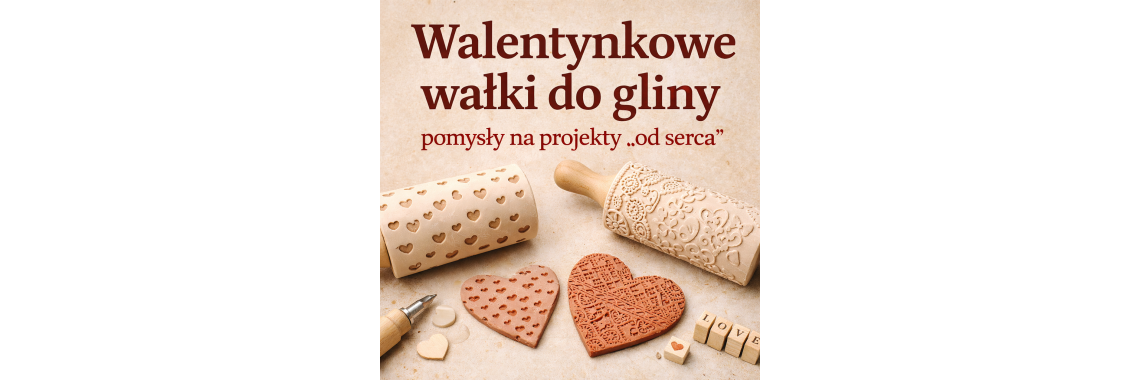 Nowe walentynkowe wałki do gliny – pomysły na projekty „od serca”