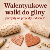 Nowe walentynkowe wałki do gliny – pomysły na projekty „od serca” Nowe walentynkowe wałki do gliny – pomysły na projekty „od serca”