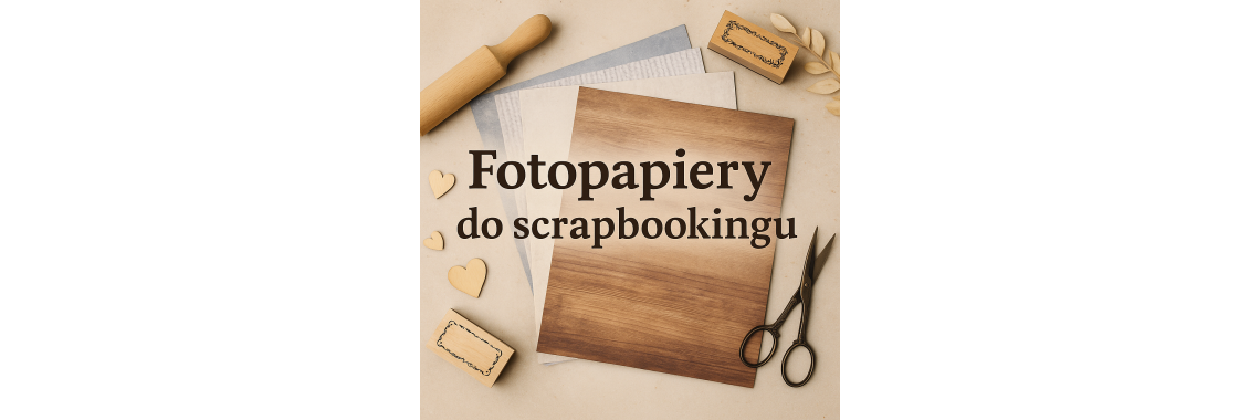 Fotopapiery do scrapbookingu – autorskie wzory tylko w Creative Place