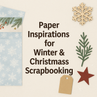 Paper Inspirations for Winter & Christmas Scrapbooking Projects Paper Inspirations for Winter & Christmas Scrapbooking Projects