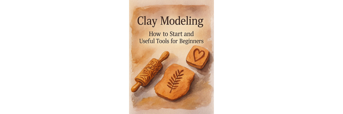 Clay modeling — how to start and why texture rollers and stamps are so useful