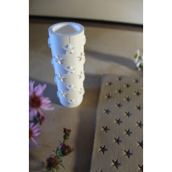 Wałek do gliny z wzorem w gwiazdki