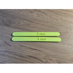 Szyny do Wyrównywania i Wałkowania Gliny – 5 mm | Zestaw 2 szt.