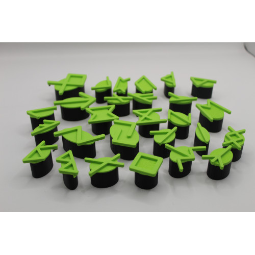 Stempelki do modeliny/gliny – Runy Wikingów | zestaw 28 wzorów