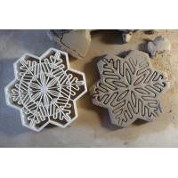 Wycinak do gliny / modeliny – duży płatek śniegu