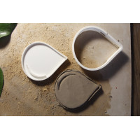 Wycinak + stempel do gliny / modeliny – kropla wody (8 × 7 cm)