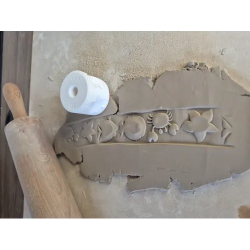 Mały Roller do Gliny i Modeliny – Żyjątka Morskie | 4 × 5,5 cm 🌊
