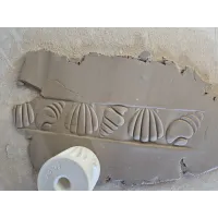 Mały Roller do Gliny i Modeliny – Muszelki | 4 × 5,5 cm 🐚