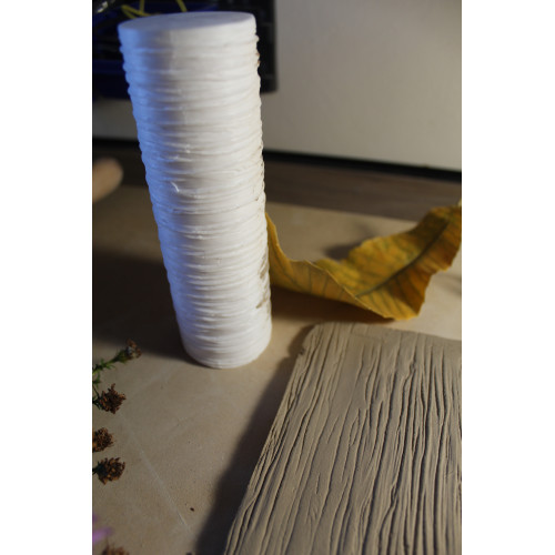 Wałek do gliny – wzór drewno