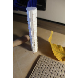 Wałek do gliny – wzór ceglana posadzka