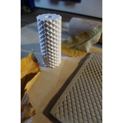 Wałek do gliny z teksturą – skośna krata