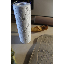 Wałek do gliny z teksturą – wzór świąteczny 4