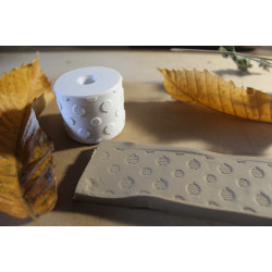 Mini wałek do gliny – motyw świąteczny wzór 2