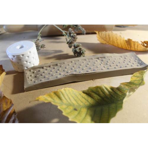 Mini wałek do gliny – motyw świąteczny wzór 4