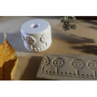 Mini wałek do gliny – motyw świąteczny wzór 5