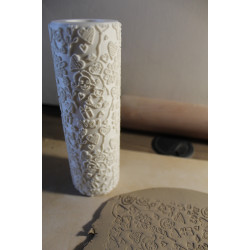 Wałek do gliny z teksturą – Wzór Walentynkowy 6