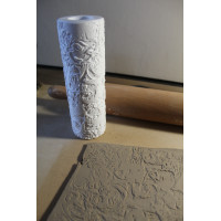 Wałek do gliny z teksturą – Wzór Walentynkowy 8