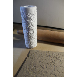 Wałek do gliny z teksturą – Wzór Walentynkowy 8