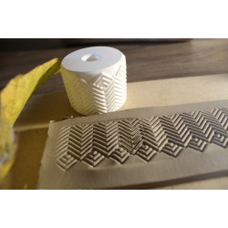 Mały wałek do gliny – wzór aztecki