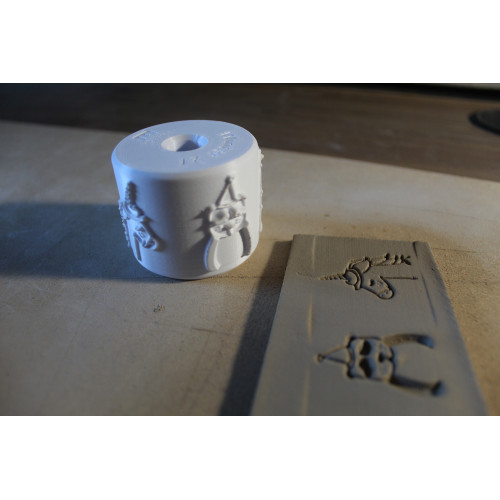 Wałek do gliny – zimowe zwierzaczki