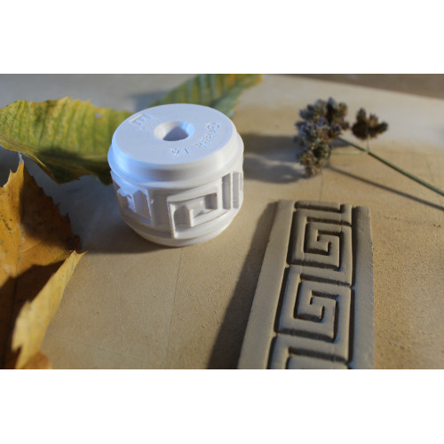 Wałek do gliny z greckim wzorem