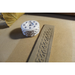 Wałek do gliny z celtyckim wzorem 2 - mały