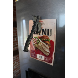 Ozdobny magnes – Bojowy topór (wzór 3) | 17 x 9 cm