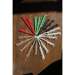 Zestaw tabliczek ogrodowych – etykiety do roślin | 6 sztuk