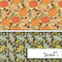 Papier do Scrapbookingu – Wzór Jesienny 1 | Satyna 200 g/m²