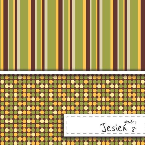Papier do Scrapbookingu – Wzór Jesienny 8 | Satyna 200 g/m²