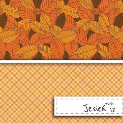 Papier do Scrapbookingu – Wzór Jesienny 12 | Satyna 200 g/m²