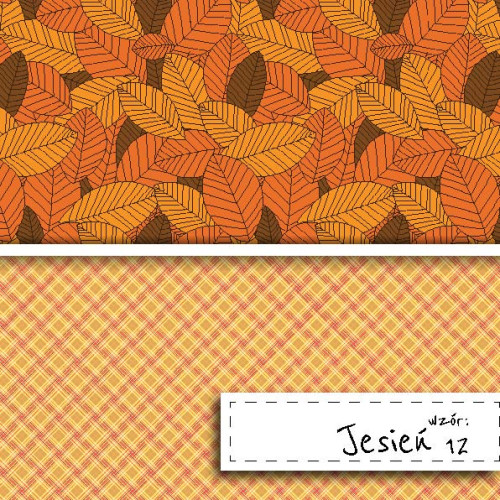 Papier do Scrapbookingu – Wzór Jesienny 12 | Satyna 200 g/m² Papier do Scrapbookingu – Wzór Jesienny 12 | Satyna 200 g/m²