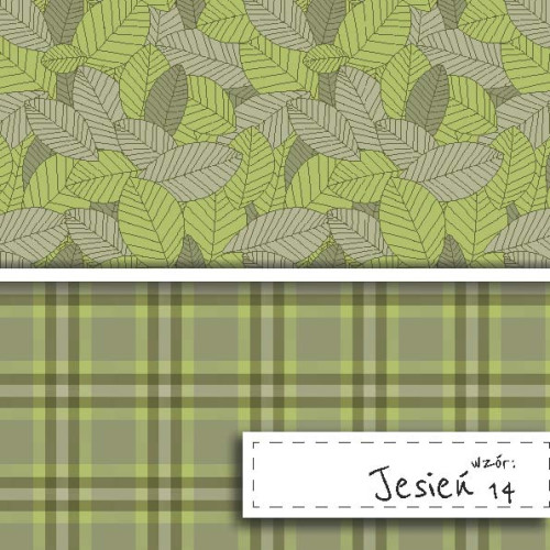 Papier do Scrapbookingu – Wzór Jesienny 14 | Satyna 200 g/m²