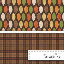 Papier do Scrapbookingu – Wzór Jesienny 15  | Satyna 200 g/m²