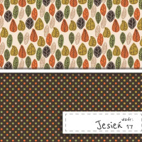 Papier do Scrapbookingu – Wzór Jesienny 17 | Satyna 200 g/m²