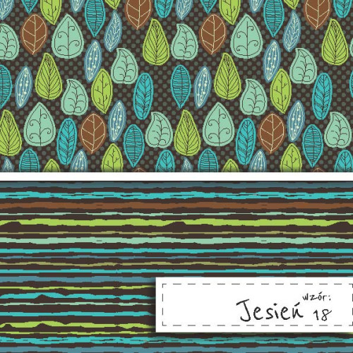 Papier do Scrapbookingu – Wzór Jesienny 18 | Satyna 200 g/m²