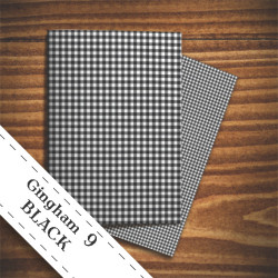 Gingham pattern - Black