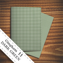 Gingham pattern - Dark Green