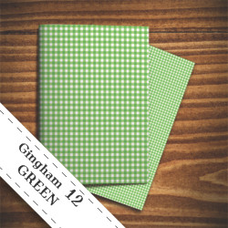 Gingham pattern - Green