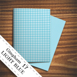 Gingham pattern - Light Blue
