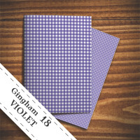 Gingham pattern - Violet