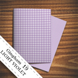 Gingham pattern - Light Violet