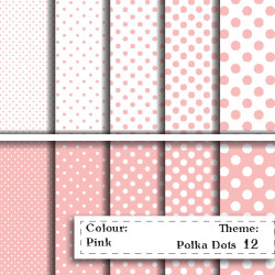 Polka Dot pattern - Pink