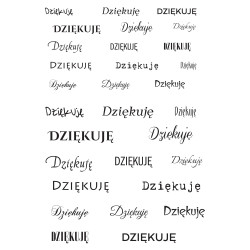 Dziękuję - Czarny